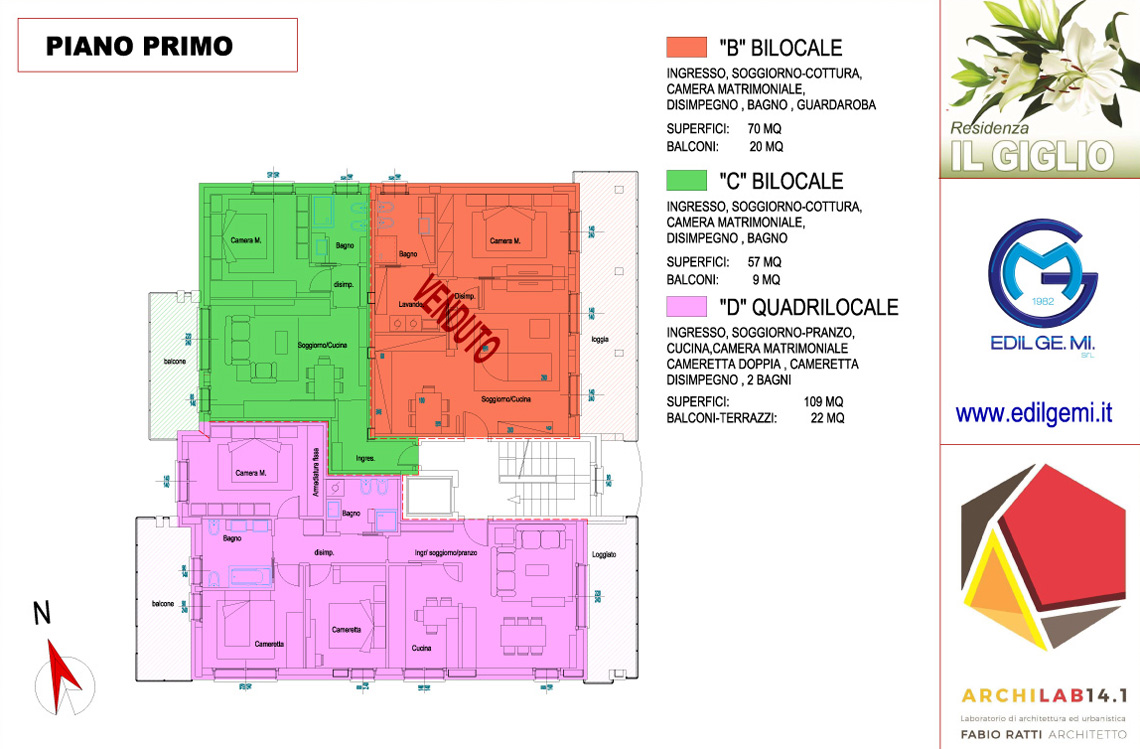 Planimetria_residenza_il_Giglio_Lipomo_como